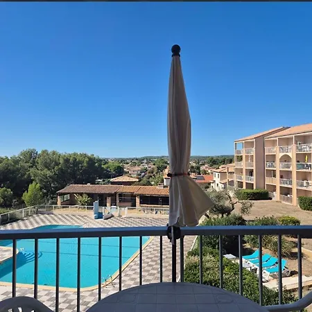 Appartamento Studio59 Ou T2-93, Climatisés, Vue, Parking, Piscine, Wifi Gratuit
