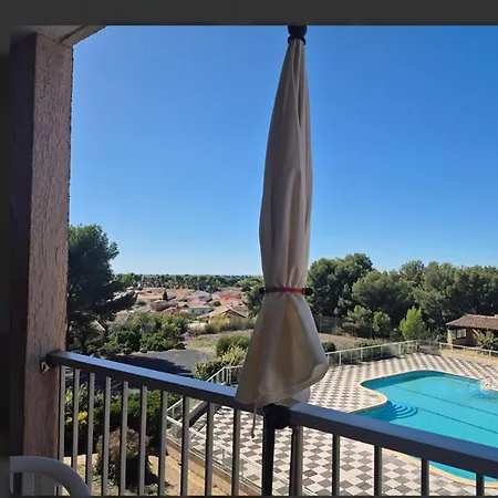 Apartamento Studio59, Climatise, Parking, Piscine, Vue, Wifi Gratuit